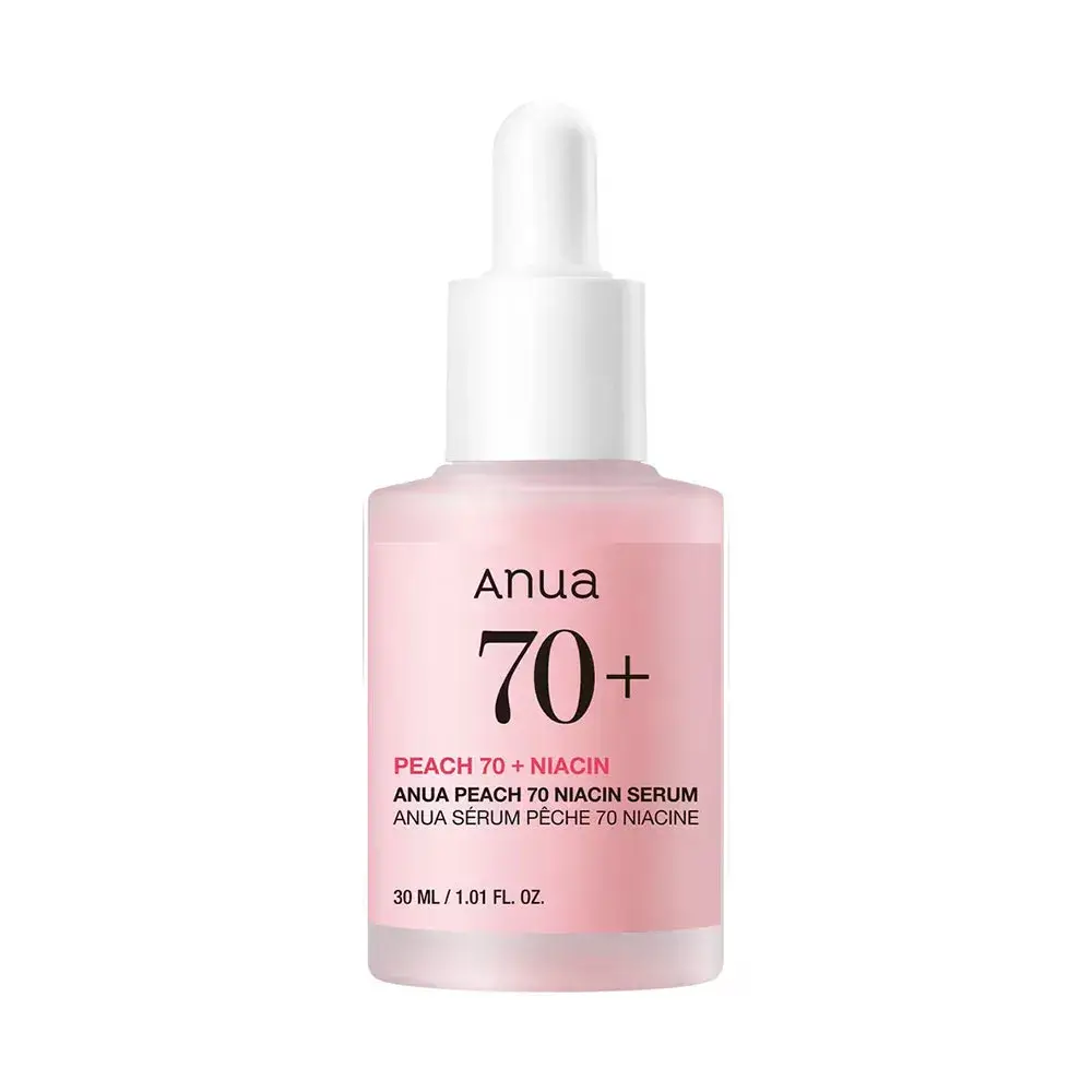 سرم روشن کننده و آبرسان آنوا مدل Peach 70 Niacin
