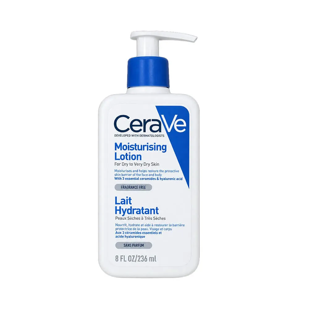 لوسیون مرطوب کننده سراوی مدل Moisturising مناسب پوست‌های حساس و خشک