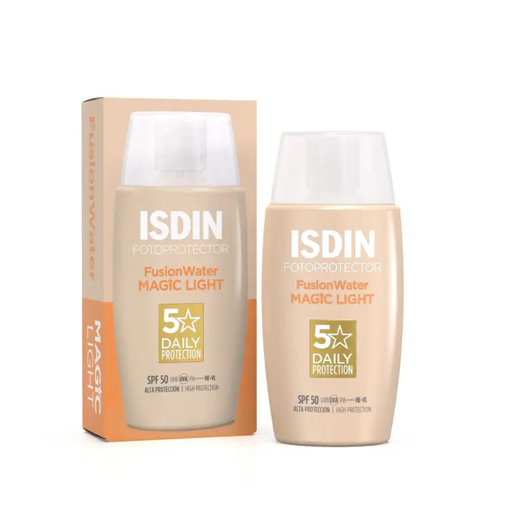 فلوئید ضد آفتاب سبک ایزدین مدل Fotoprotector Fusion Water MAGIC Light SPF 50